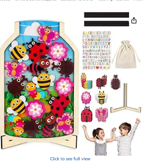 Magnetic Reward Jars for Kids, Personalized Classroom Reward Jar with 28 Pcs Insects Incentive System Potty Training for Boys Girls, Good Behavior Management Tools for Classroom Home