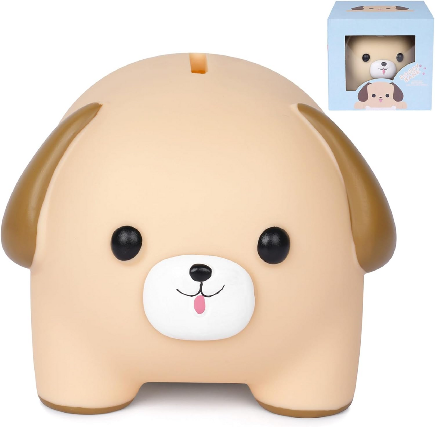 Children's Money Box, Funny Corgi Piggy Bank for Girls, Holiday Fund Money Box