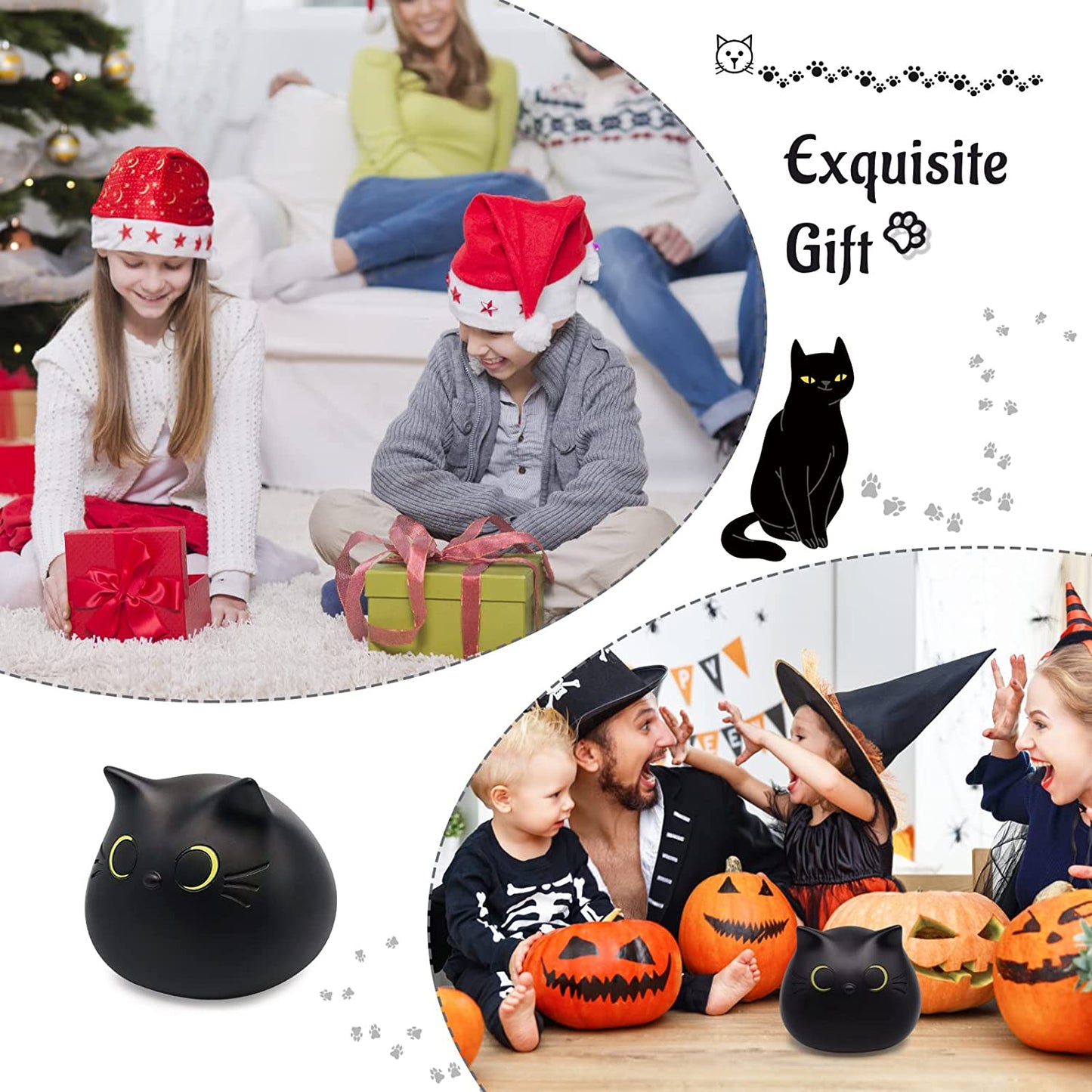 White Cow Bank Money, ATM Bank Electronic Coin Money Bank, Cute Coin Money Box Saving Coins Cash Fun Gift for Kids (black)