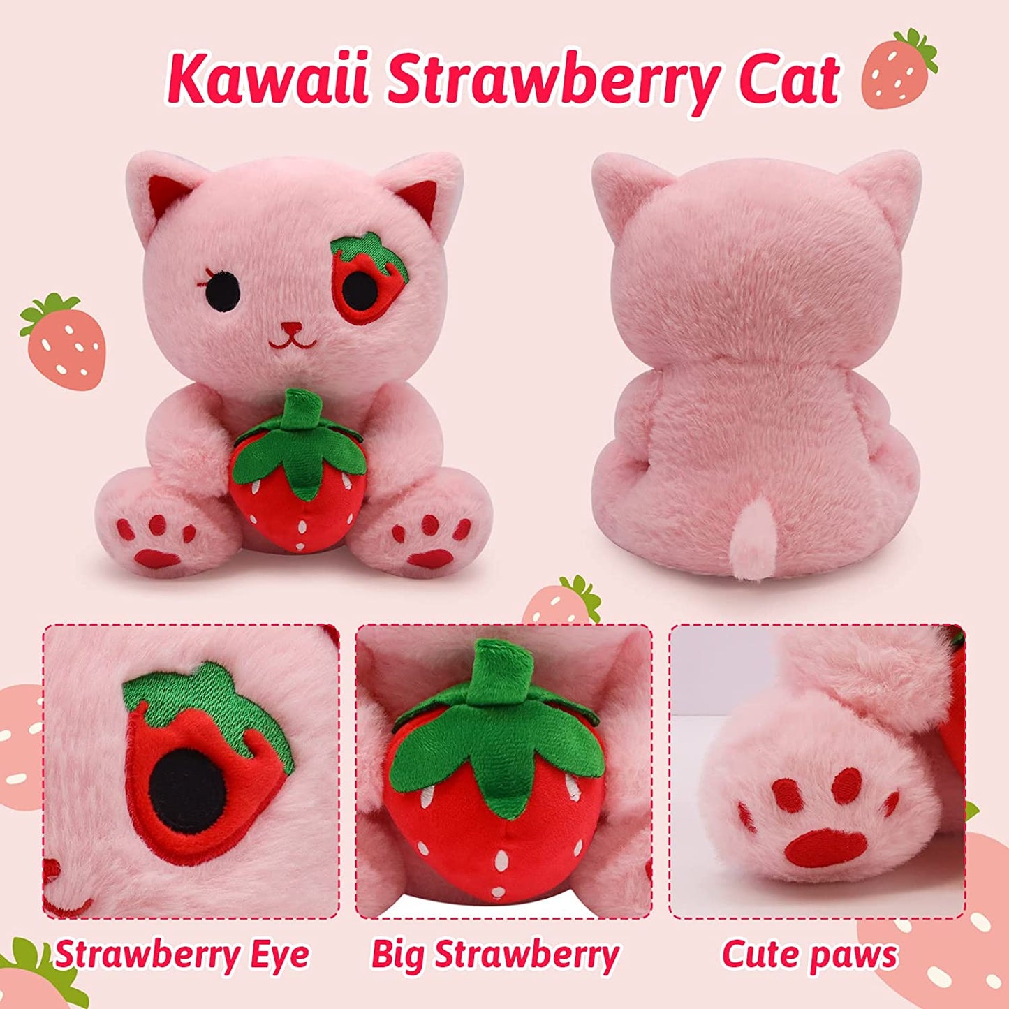 Cat Plush Cat Stuffed Animal Plush Toys Doll for Kids Birthday