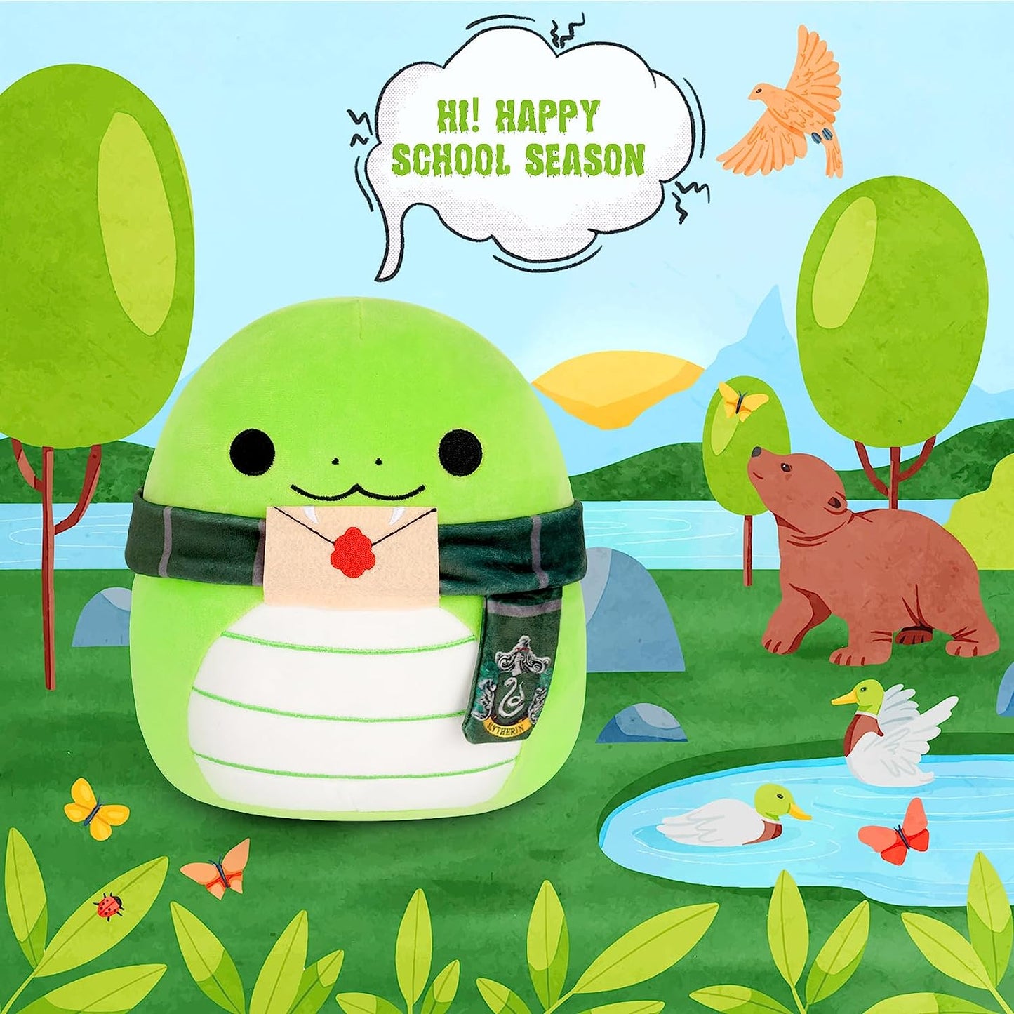 Snake Plush Stuffed Animal Toy, Cute Stuffed Animal Snake Plushie, Soft Snake Plush Doll Gifts for Kids Boys Girls Gifts School Season