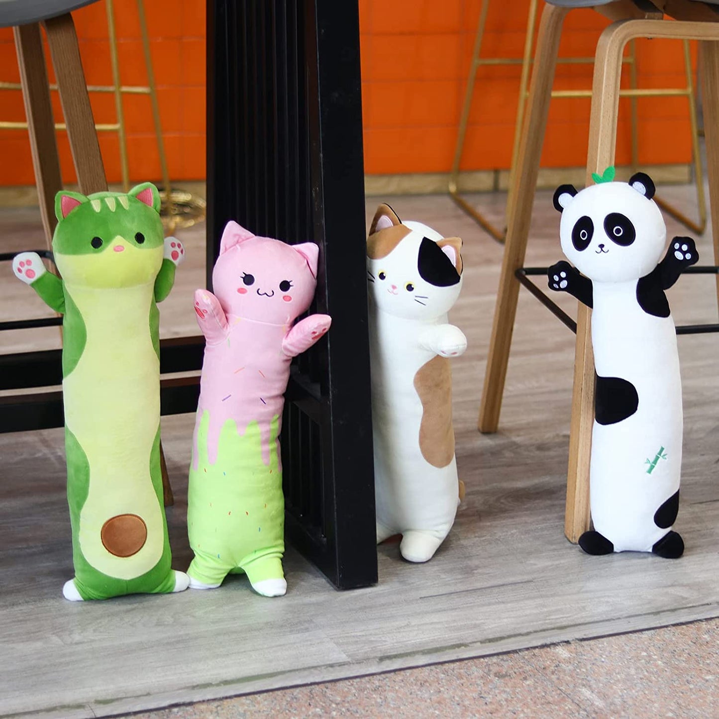 Panda Plush Pillow, Long Panda Plushies Toy, Panda Plush Hugging Pillow, Panda Stuffed Animal Toy