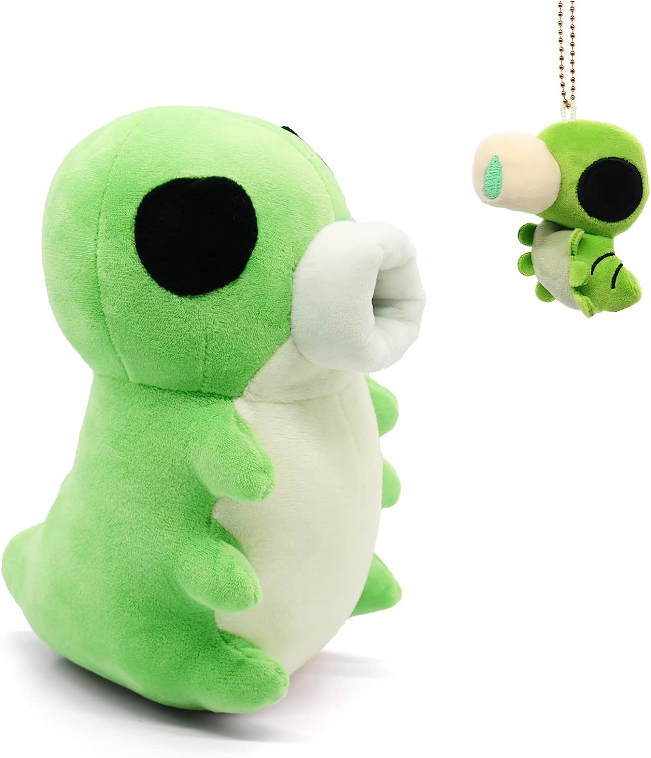 7.8 inch Grub Plushie Figure Toy Soft Stuffed with Small Game Character Backpack Keychian Pendant for Birthday Party Gift