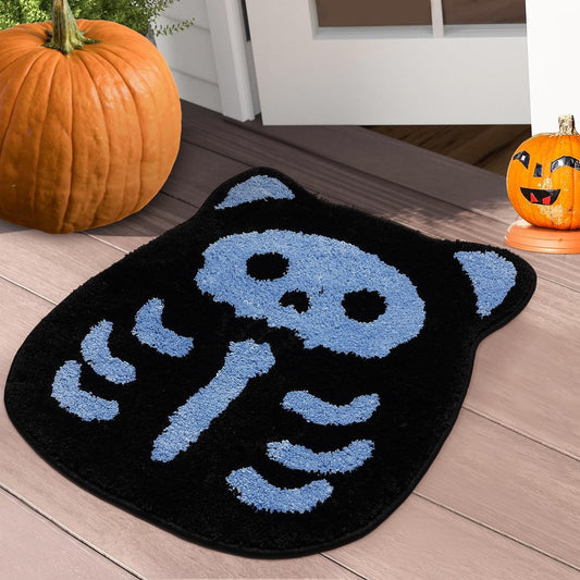 Bathroom Rug Bathroom Mat Welcome Mats Indoor Outdoormat, Door Rugs for Entryway Floor Mat for Home, Non Slip Absorbent Rug Entryway Mats for Kitchen Bedroom Door Mat Halloween Decoration(52cmx60cm)