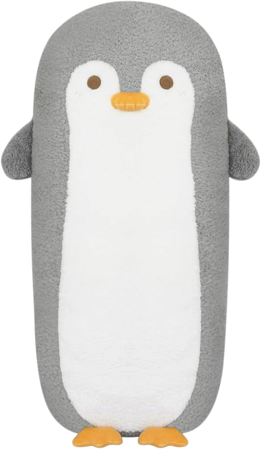 Long Penguin Plush Body Pillow, Cute Cartoon Penguin Stuffed Animals Doll, Soft Long Penguin Plush Toys, Kawaii Stuffed Penguin Plushie Throw Pillow Gift for Kids Boys Girls