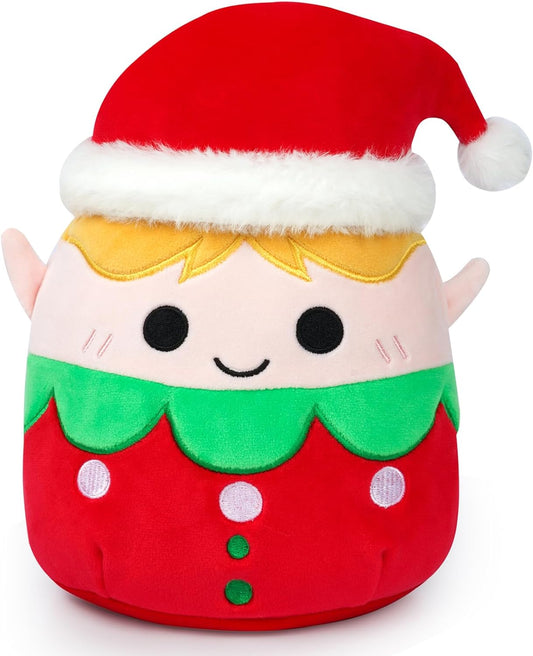 Stuffed Animal Elf Plush, Cute Christmas Plush Elf Toys Elf Stuffed Animal, Stuffed Elf Plushie Pillow for Kids Boys Girls Room Decoration