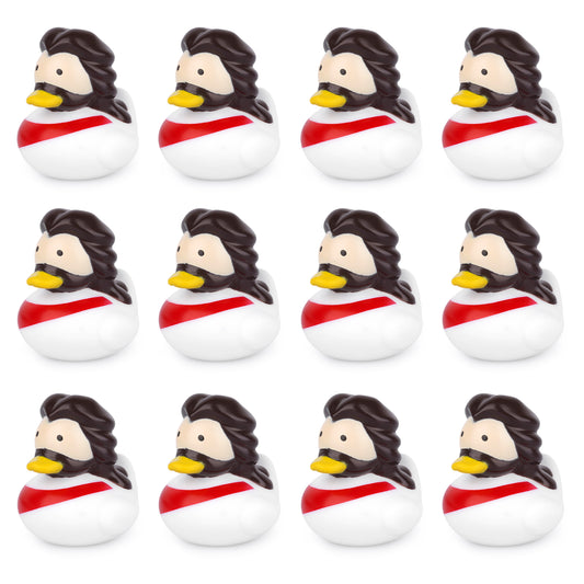 12PCS Little Jesus Rubber Ducks, Ducks for Jeeps Mini Jesus Figurines Christian Duck Toys, Bath Toy Gifts Jesus Party Favors for Kids, Churches Christian Decoration