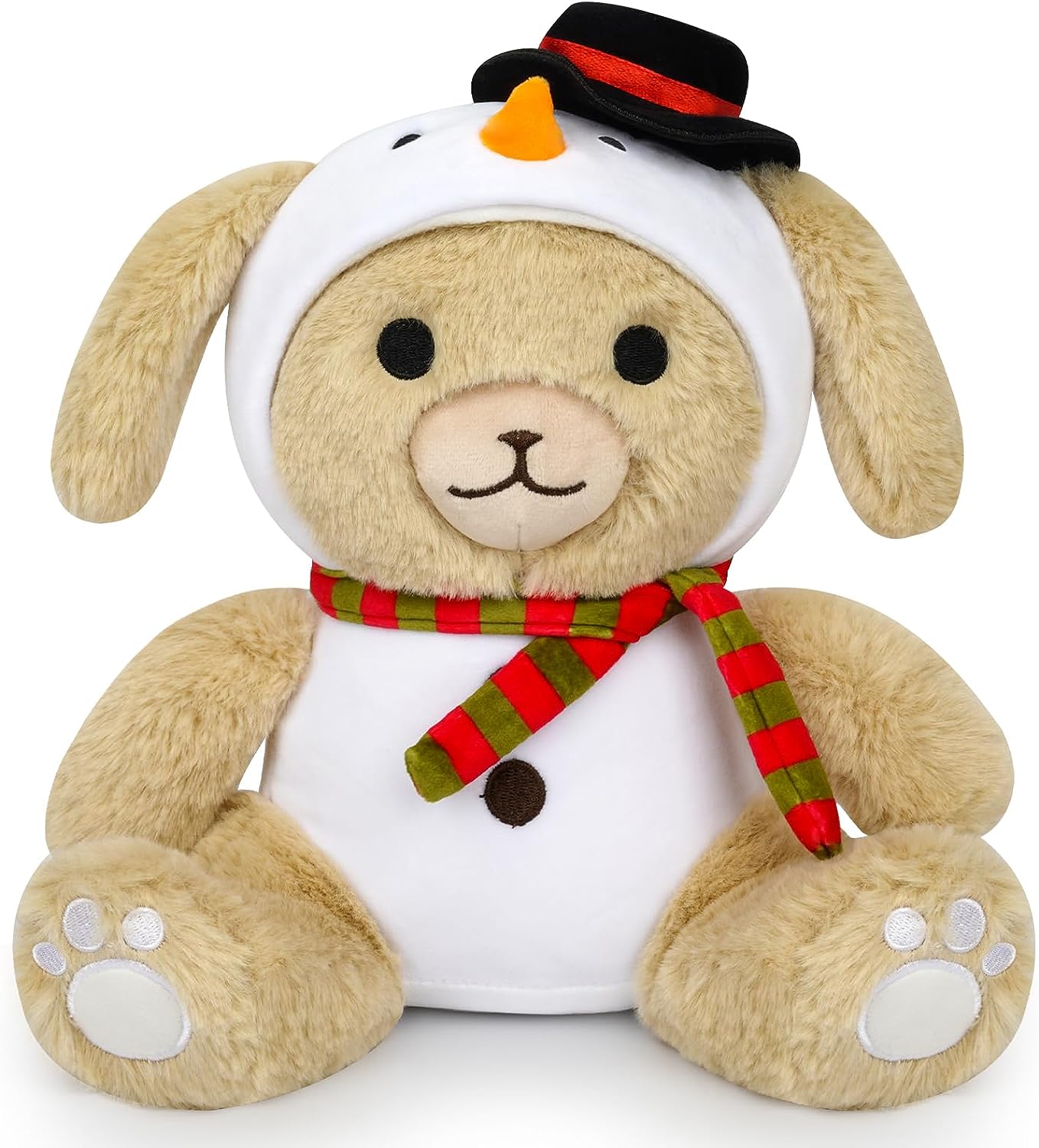 Almohada de felpa para perro, juguete de peluche para cachorros, lindos animales de peluche de Navidad, peluche suave para amante, muñeca de decoración kawaii