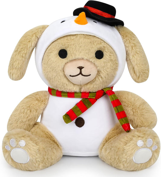 Almohada de felpa para perro, juguete de peluche para cachorros, lindos animales de peluche de Navidad, peluche suave para amante, muñeca de decoración kawaii