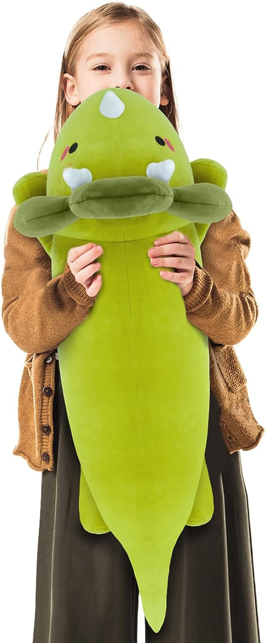 Green Giant Dinosaurs Body Plush Pillow Large Size Dinosaurs Plush