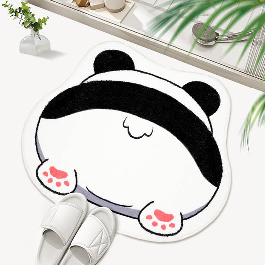 Bathroom Rug Bathroom Mat, Cute Bath Mat Non Slip Absorbent Bath Rug for Bathroom (Panda)