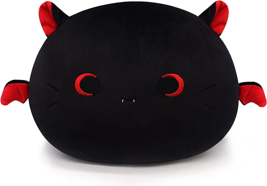Black Cat Plush Pillows Toy, Kawaii Black Cat Stuffed Animals Black Cat Pillow