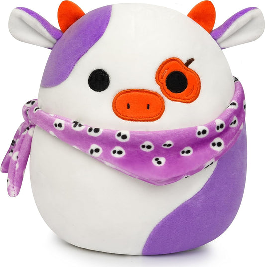 Super Soft Purple Cow Plush Doll Stuffed Animal