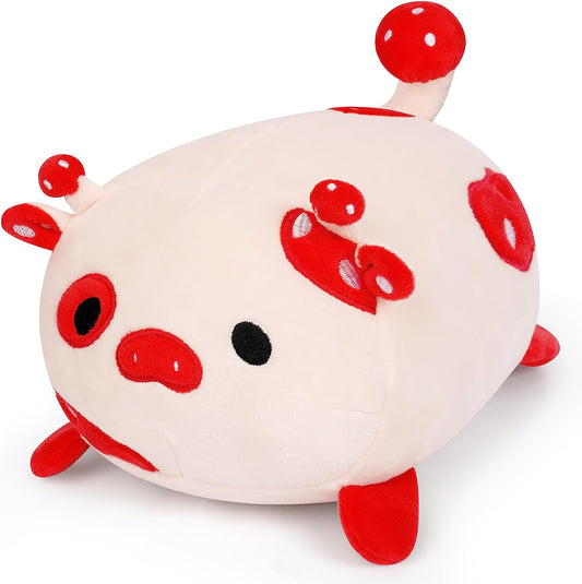 Mushroom Cow Plush Pillow, Cute Mushroom Cow Stuffed Animals Cow Plushies, Soft Mushroom Plush Cow Pillow Kawaii Stuffed Cow Plush Doll Gifts for Kids Girls Boys Birthday