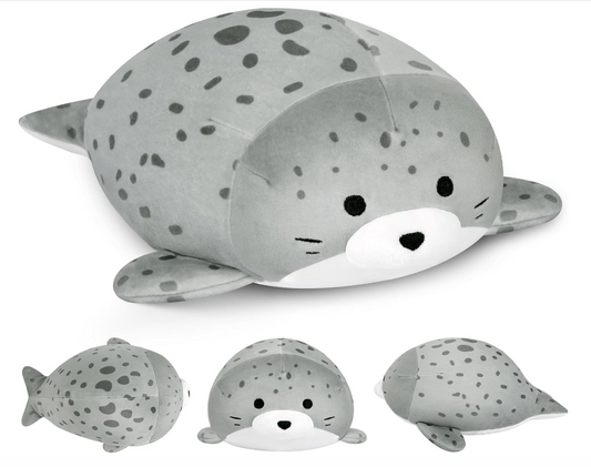 Weighted Stuffed Animals,9 Inch Weighted Seal Plush,Cute and Soft Small Seal Plush Pillow Weighteds Plushie Animal Toys Birthday Gifts for Kids,Boys and Girls