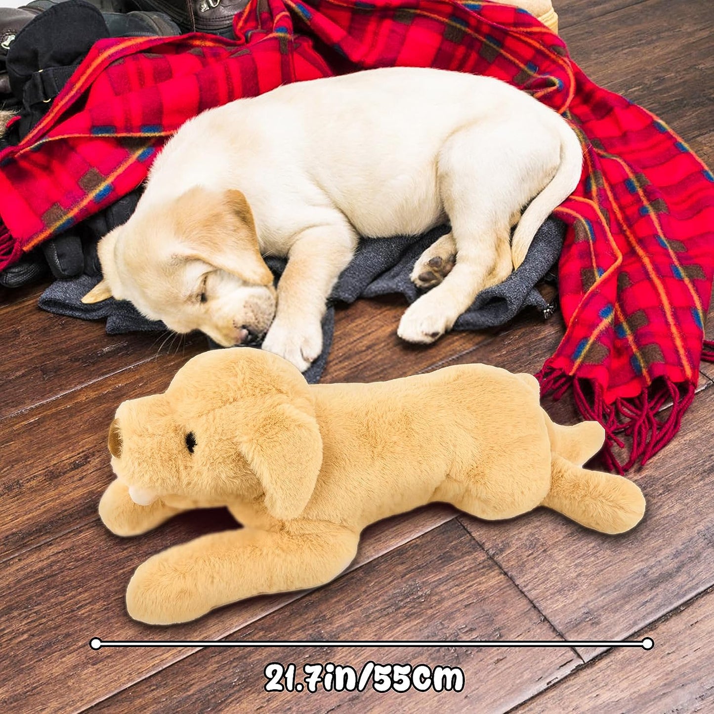 Dog Stuffed Animal Toy, 21.7" Dog Plush Pillow Doll, Soft Cute Plush Dog Pillow, Kawaii Puppy Dog Stuffed Dog Plushies, Home Decor Gifts for Boys Girls Friends Birthday, Anniversary