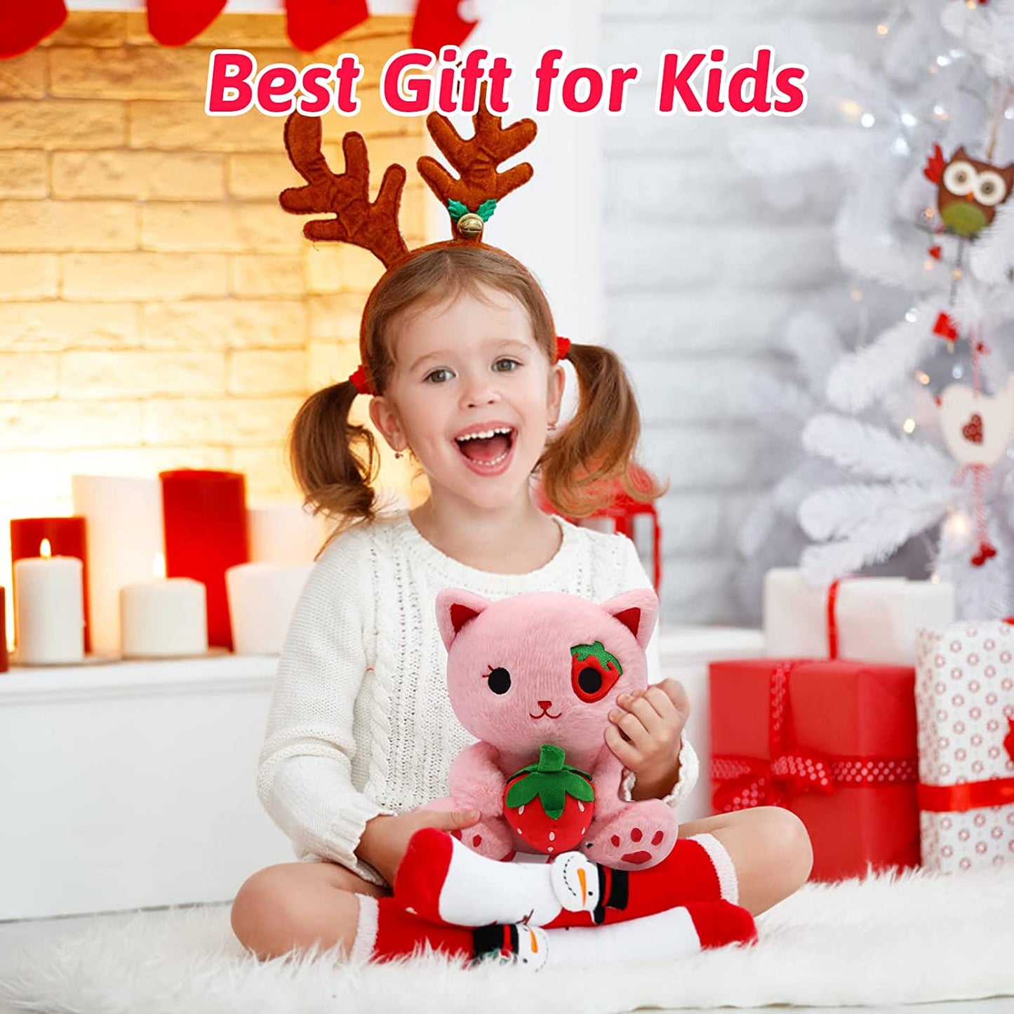 Cat Plush Cat Stuffed Animal Plush Toys Doll for Kids Birthday