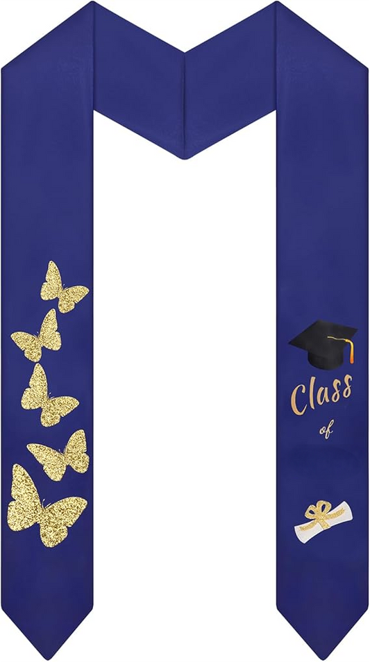 Graduation Stole,Graduation Sash,Unisex Adults Honor Graduation Stole Class of 2025 for Graduation Ceremony