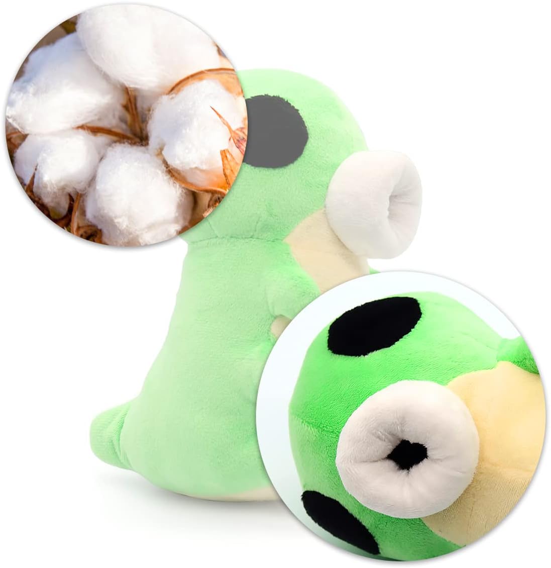 7.8 inch Grub Plushie Figure Toy Soft Stuffed with Small Game Character Backpack Keychian Pendant for Birthday Party Gift