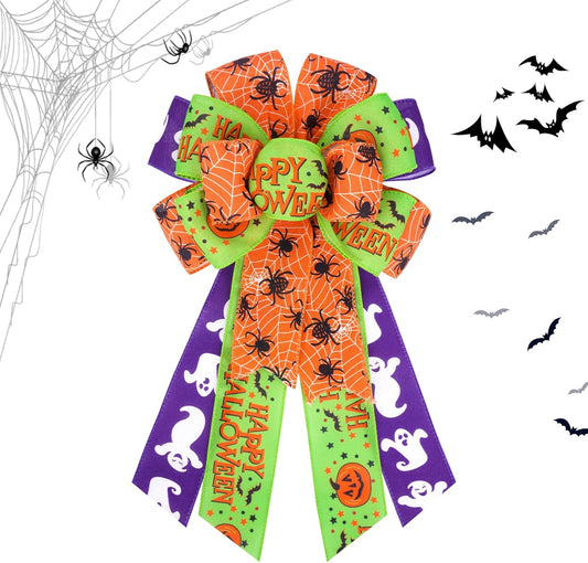 Patriotic Wreath Bows, Patriotic Bows for 4th of July Decorations, American Flag Bow for Memorial Day