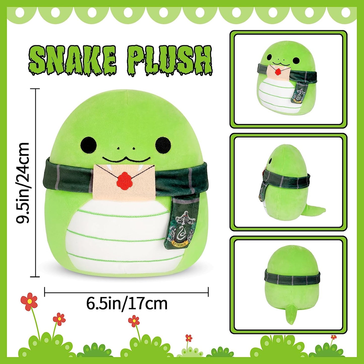 Snake Plush Stuffed Animal Toy, Cute Stuffed Animal Snake Plushie, Soft Snake Plush Doll Gifts for Kids Boys Girls Gifts School Season