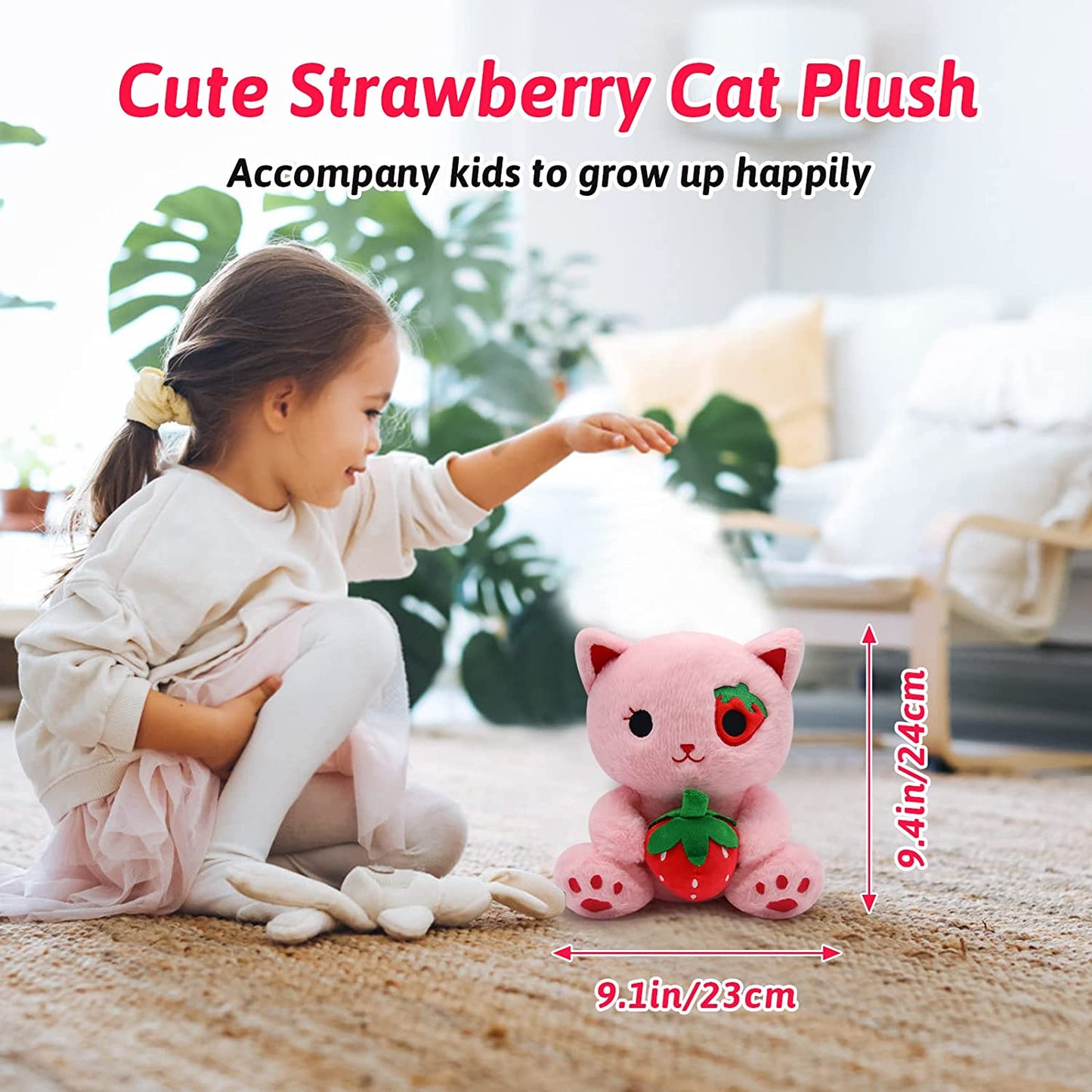 Cat Plush Cat Stuffed Animal Plush Toys Doll for Kids Birthday