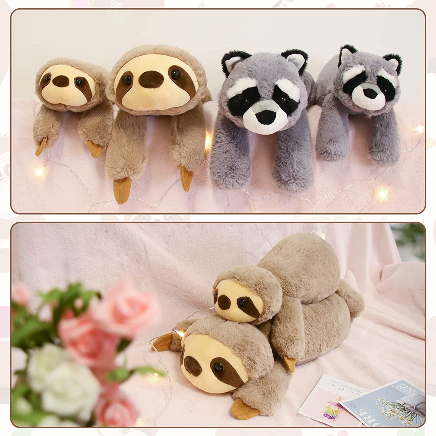 Weighted Sloth Stuffed Animals - Weighted Stuffed Animals for Anxiety Sloth, Weighted Plush Animals Sloth Plush for Kids - Plush Gift for Girlfriend