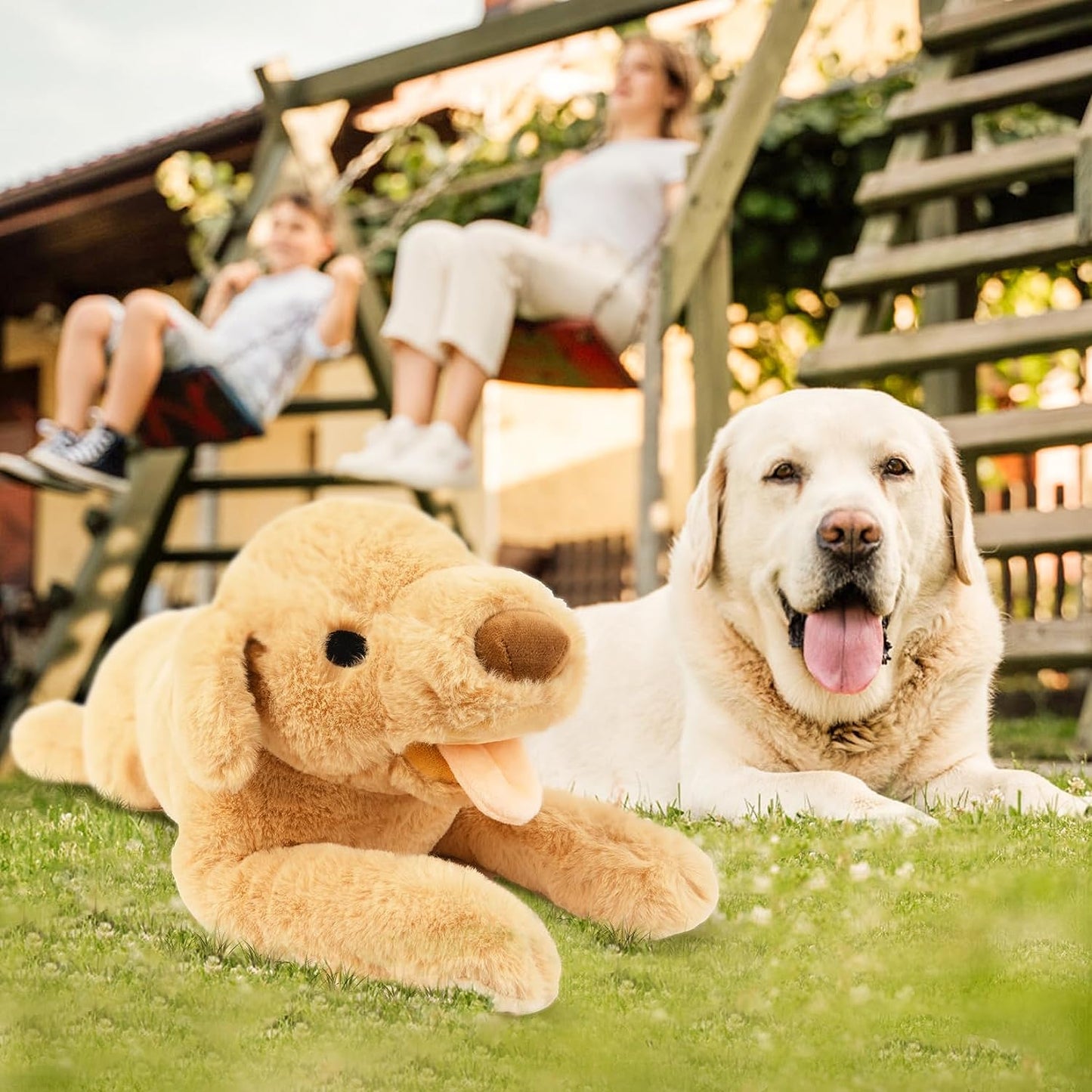 Dog Stuffed Animal Toy, 21.7" Dog Plush Pillow Doll, Soft Cute Plush Dog Pillow, Kawaii Puppy Dog Stuffed Dog Plushies, Home Decor Gifts for Boys Girls Friends Birthday, Anniversary