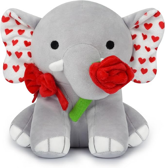 Valentine's Day Gift for Girlfriend,Elephant Plush for Valentine's Day Home Decorations