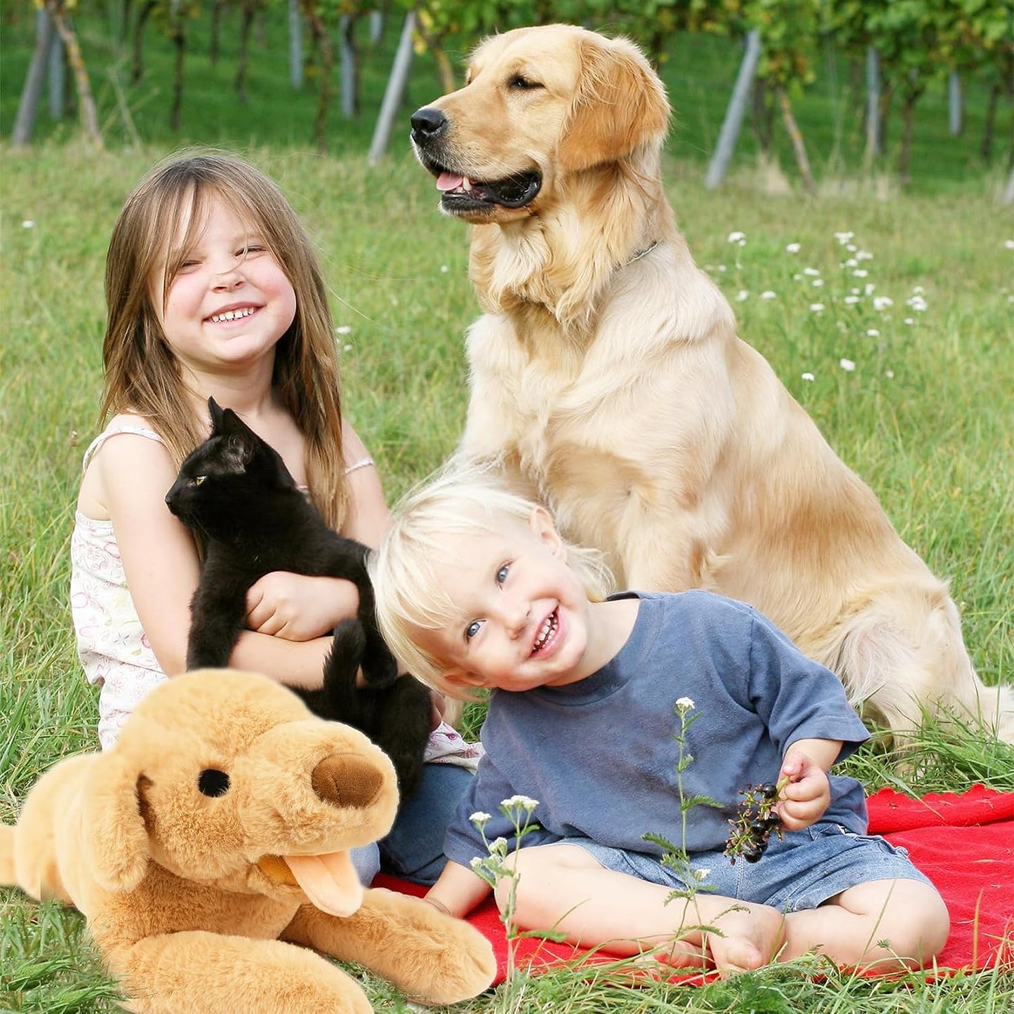 Dog Stuffed Animal Toy, 21.7" Dog Plush Pillow Doll, Soft Cute Plush Dog Pillow, Kawaii Puppy Dog Stuffed Dog Plushies, Home Decor Gifts for Boys Girls Friends Birthday, Anniversary