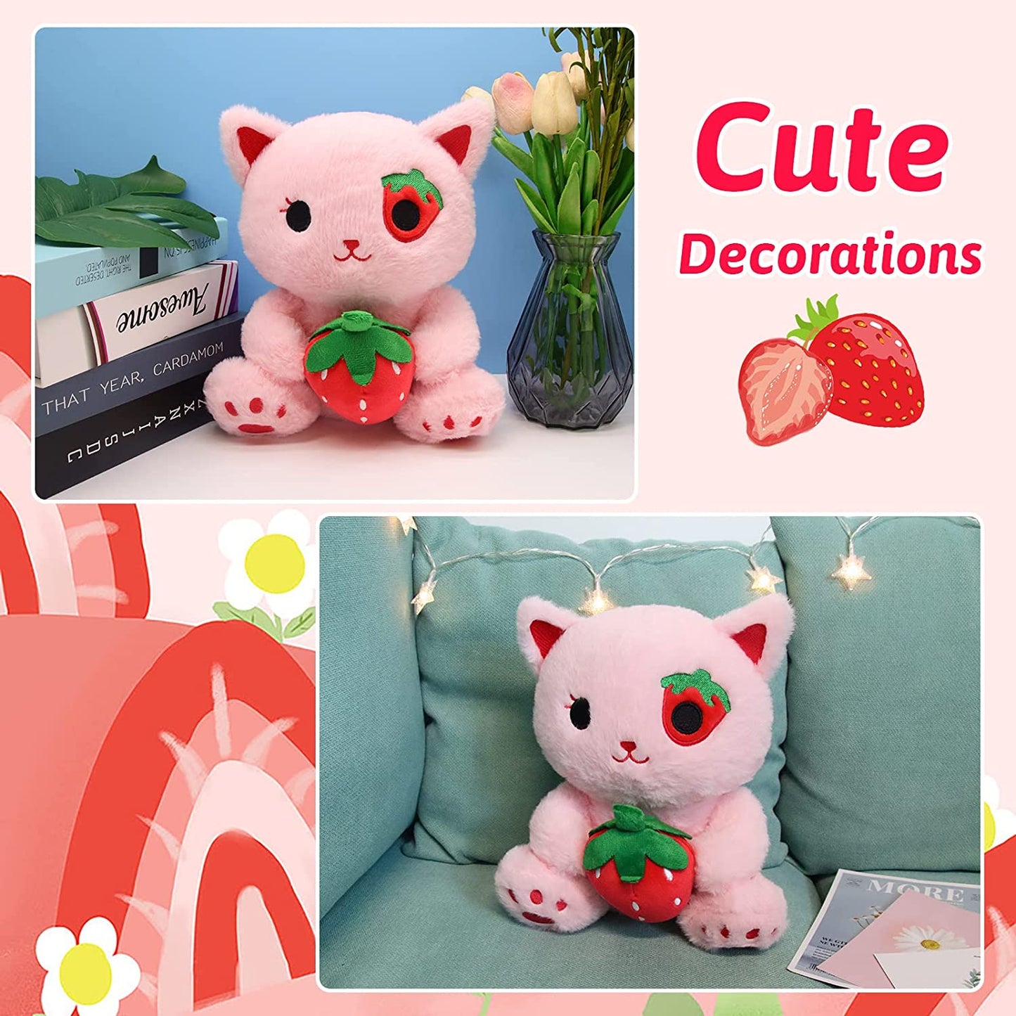 Cat Plush Cat Stuffed Animal Plush Toys Doll for Kids Birthday