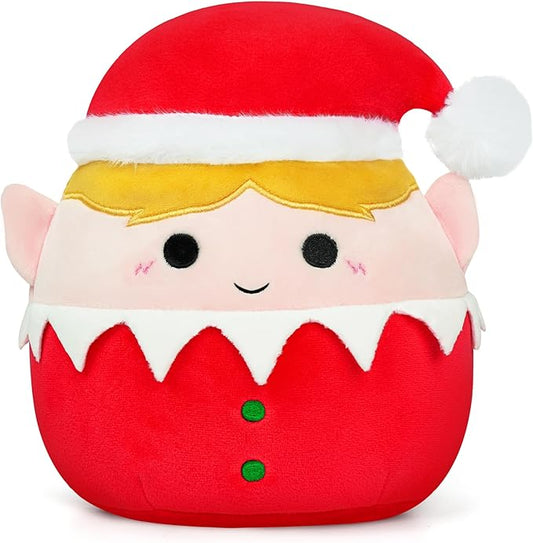 Christmas Plush Elf Dolls, Cute Christmas Stuffed Animal Elf Plush, Kawaii Elf Plush Pillow Christmas Decoration, Soft Stuffed Elf Plush Toys for Kids Adult Party Favor