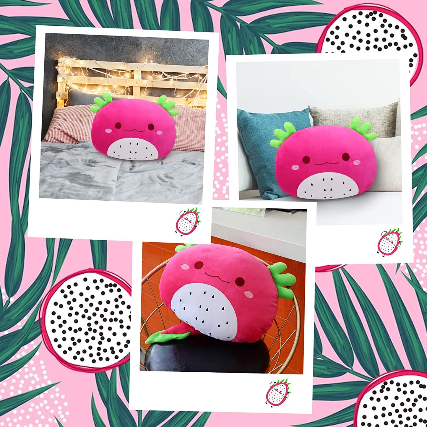 Plush Pillow, Stuffed Animals Plushie Stuffed Horse Plush Toy, Soft Hugging Pillow Plush Animal Throw Pillows for Kids Christmas Birthday Gifts