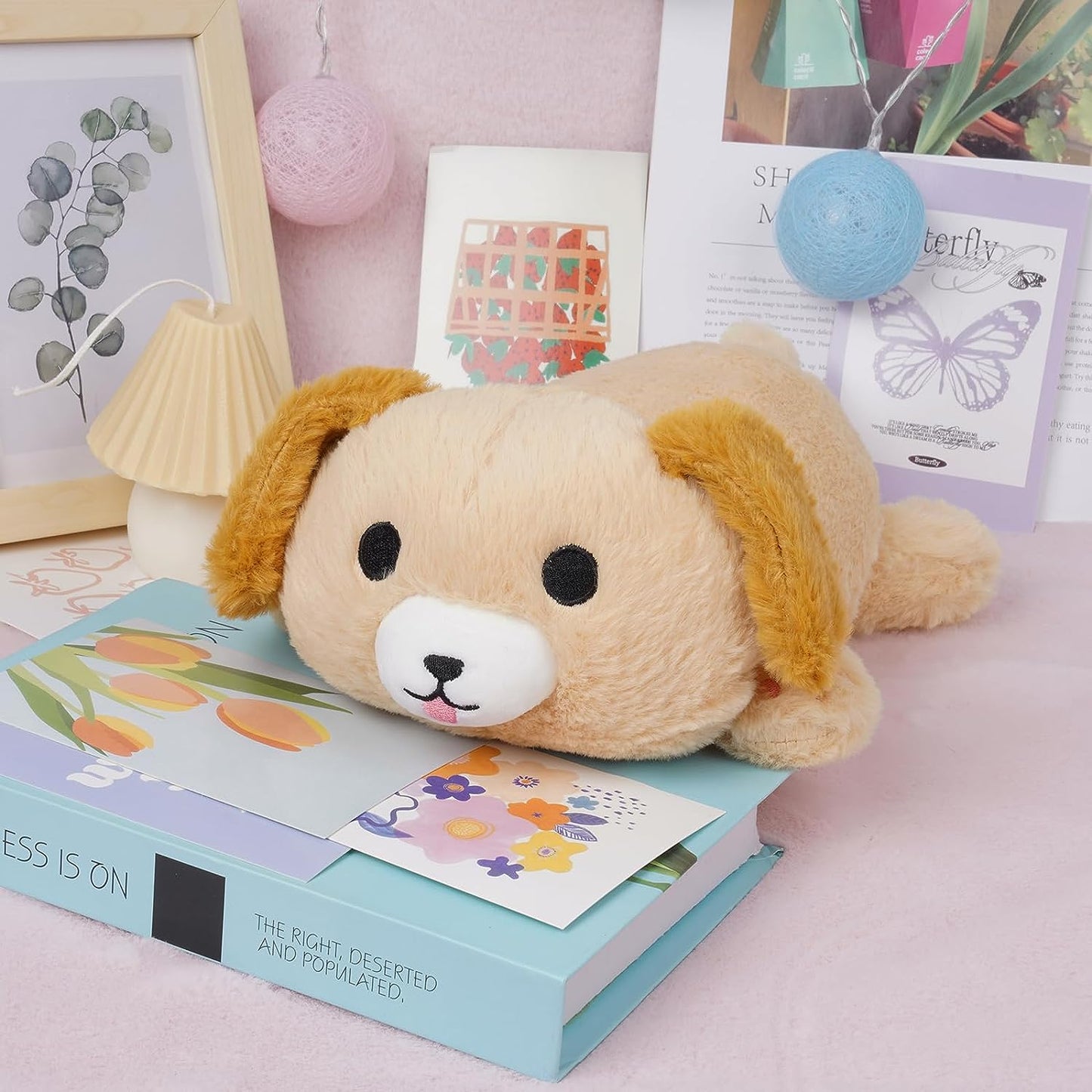 Dog Stuffed Animal Toy, Soft Dog Plush Pillow Doll, Cute Plush Dog Stuffed Animal, 12In Stuffed Dog Plushies, Birthday, for Boys and Girls