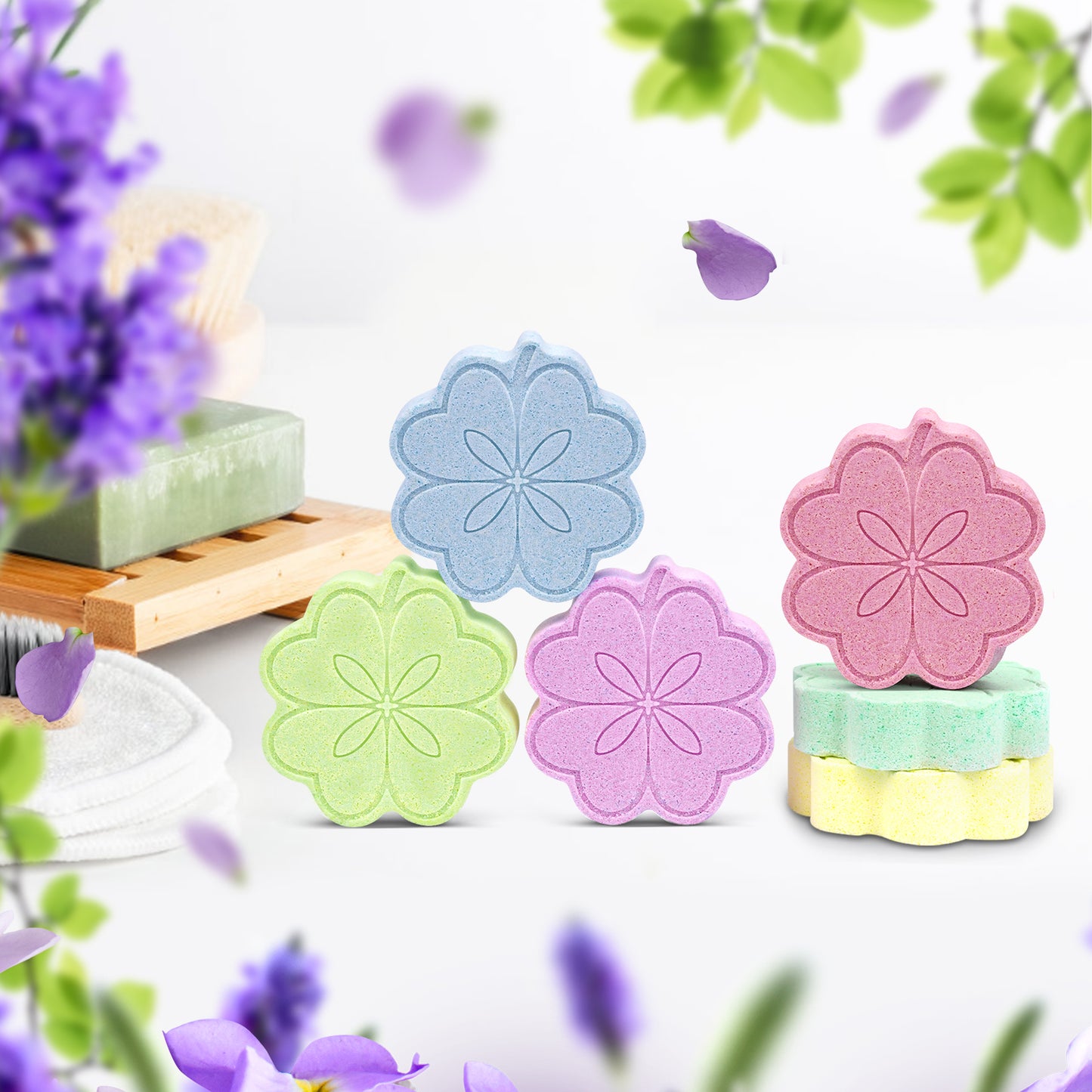 Shower Steamers Aromatherapy, Eucalyptus & Mint Grapefruit Essential Oil, Shower Bombs Birthday Gifts for Women Mom Grils, Self Care Gifts for Girlfriends, Stress Relief Relaxation