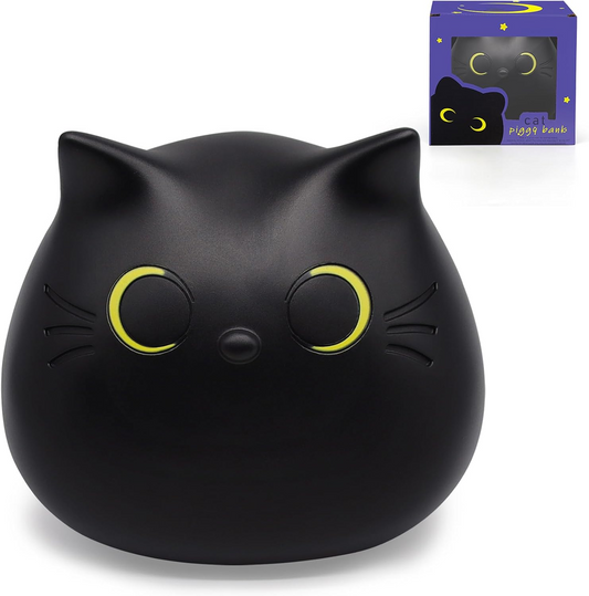 Cat Piggy Bank for Kids, Large Cat Piggy Bank