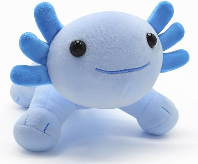 Desdfcer Axolotl Plush Toy, Axolotl Cuddly Toy, Stuffed Toy, Axolotl Plush Cushion Toy, Axolotl Cushion Doll, Gift for Children, Girls, Boys, Christmas
