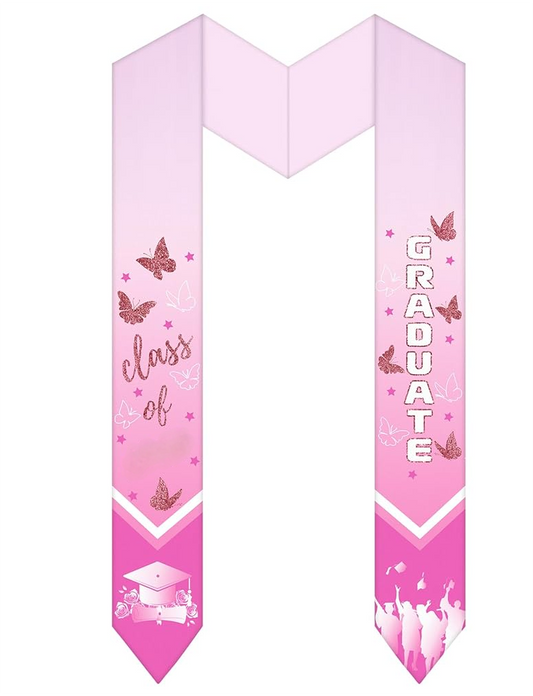Graduation Stole,Graduation Sash,Unisex Adults Honor Graduation Stole Class of 2025 for Graduation Ceremony