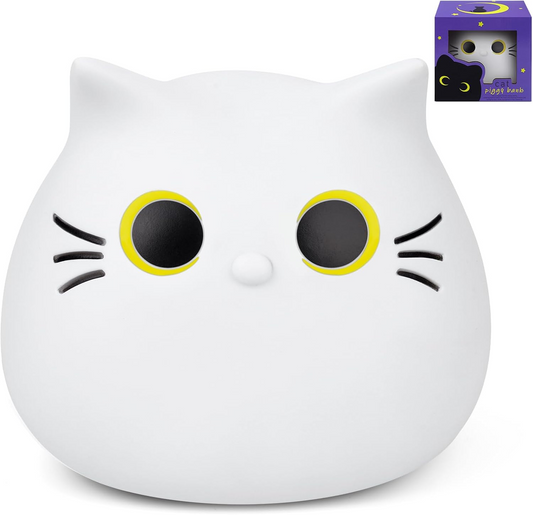 Piggy Bank, Cute Cat Piggy Bank Cat Money Saving Box for Kids, Coin Piggy Bank Coin Bank Box Unbreakable Piggy Bank Toy Gifts for Adults Boys Girls Birthday