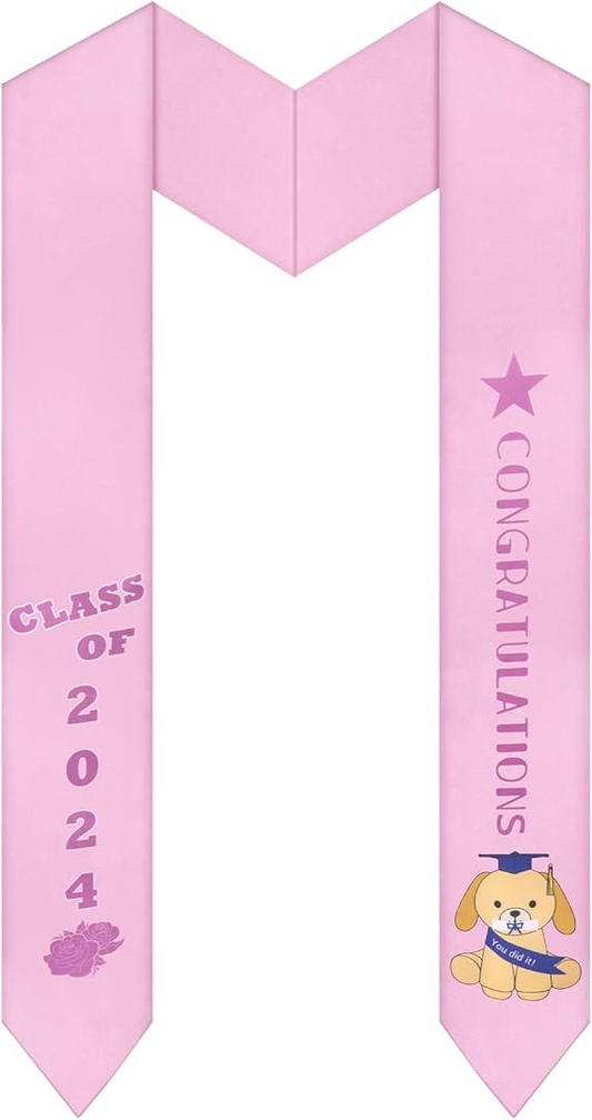 Graduation Stole Class of 2024 - Graduation Sash, Graduation Stole Gift,Graduation Sash for Graduation's Day