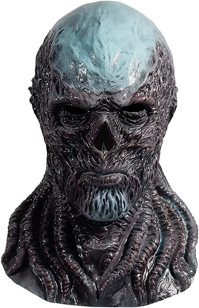 Vecna Mask Halloween Scary Mask Monster Evil Mask for Adults Horror Mask Halloween Party Cosplay Costume Latex Props