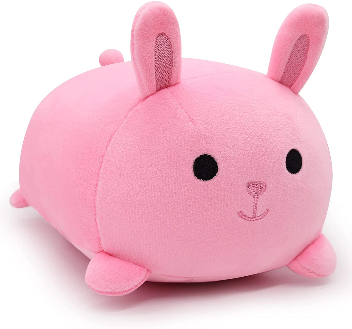 Easter Rabbit Plush, Rabbit Pillow Plush Toy, Kawaii Bunny Stuffed Animals Rabbit Plushie, Cute Rabbit Pillow Stuffed for Kids Easter Birthday Christmas Home Decoration, White