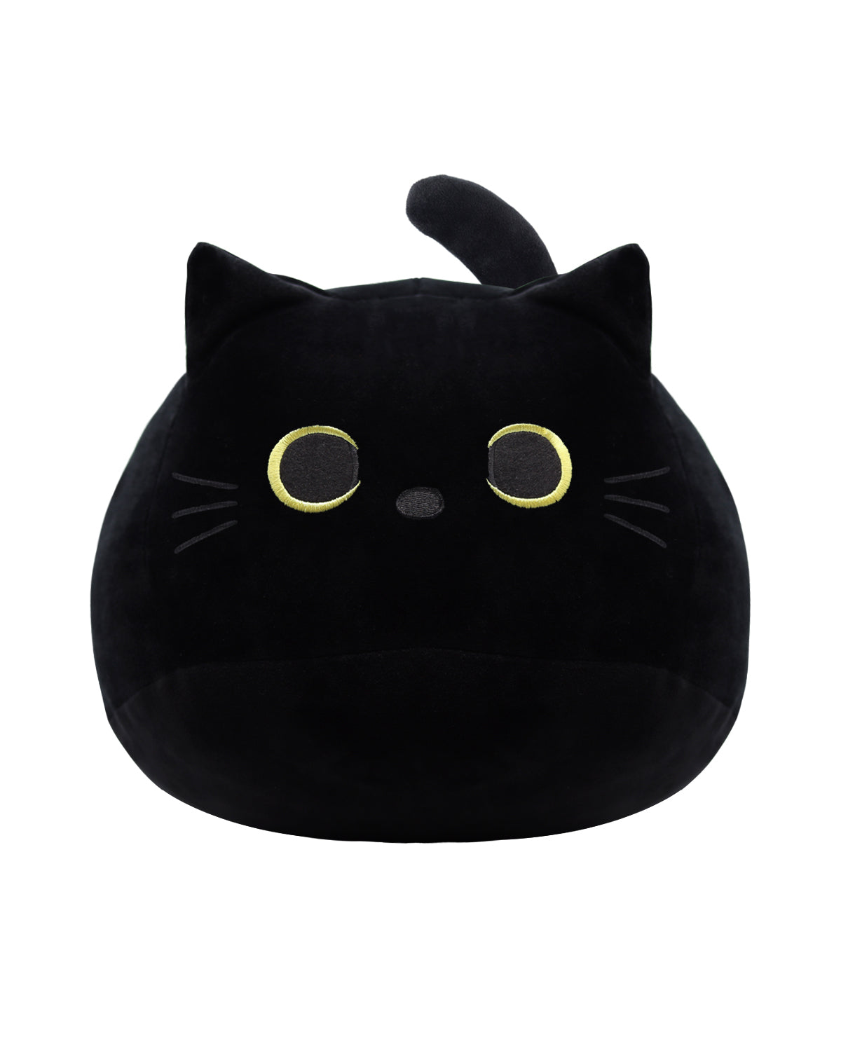 Black Cat Plush Toy Black Cat Pillow,Soft Plush Doll Cat Plushie Cat Pillow,Stuffed Animal Soft Plush Pillow Baby Plush Toys Cat Shape Design Sofa Pillow Decoration Doll (B)