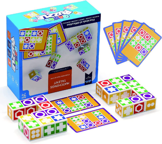 Matchings Puzzle Board Game Toys - New Puzzle Building Cubes Games - Match Game Uzzle Game for Children's Logical Thinking Training
