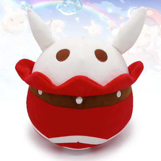 Gen-shin Impact Plush Bouncing Bomb Ball - 11.81 Inches Plushie Stuffed Doll Toy - Game Animation Peripheral Plushie Pillow for Cosplay Props Fans