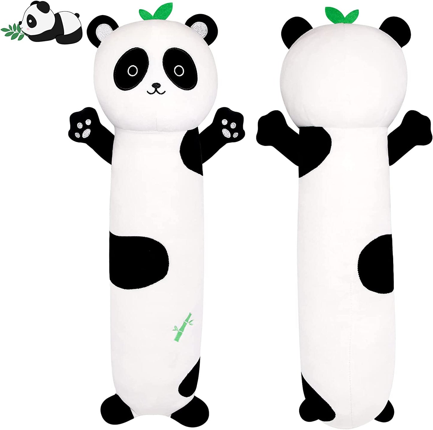 Panda Plush Pillow, Long Panda Plushies Toy, Panda Plush Hugging Pillow, Panda Stuffed Animal Toy