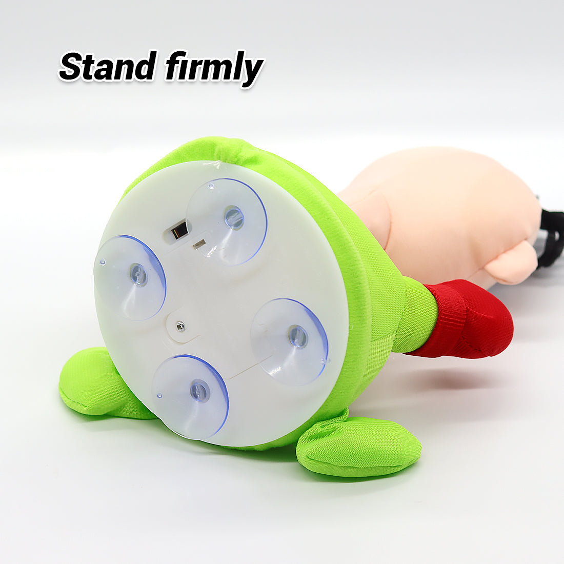 Electric Plush Anti Stress Doll, Desktop Stress Relief for Adults Interactive Toy, Desk Punching Bag Decompress Hit Toy Screaming Doll, Funny Toys for Adults and Children to Vent Stress (Green)