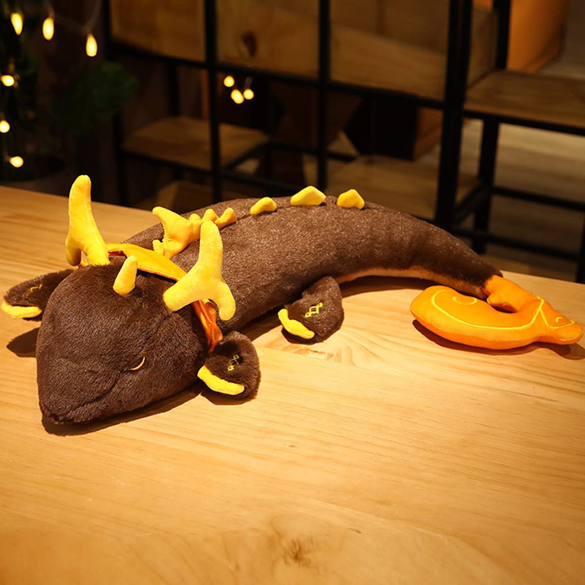 Zhongli Dragon Plushie Decor Gen-shin Impact Zhong Li Dragon Plush Body Pillow Cushion Soft Stuffed Animal for Fans Kids Gifts