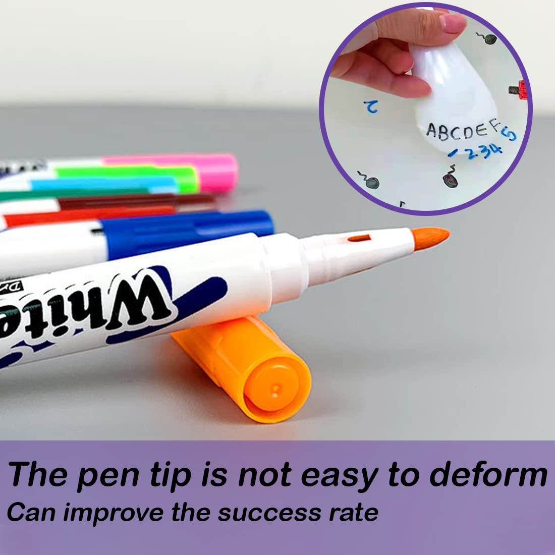 Magical Water Painting Pen, 12Pcs Magic Water Doodle Drawing Pens with Ceramic Spoon, Painting Floating Marker Pens, Magic Doodle Water Floating Pens for Kids Adults Teaching Drawing Gift