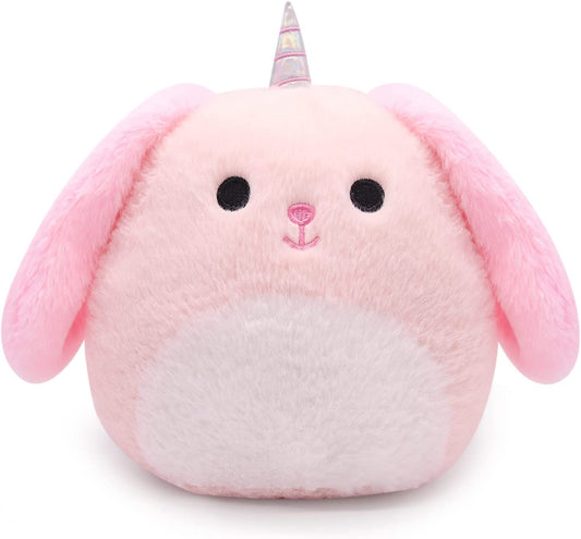 Cute Rabbit Stuffed Animals Soft Rabbit Plush Pillow Toys, Pink Bunny Plush Stuffed Animals Bunny Doll Toy for Kids Boys Girls Easter Gifts